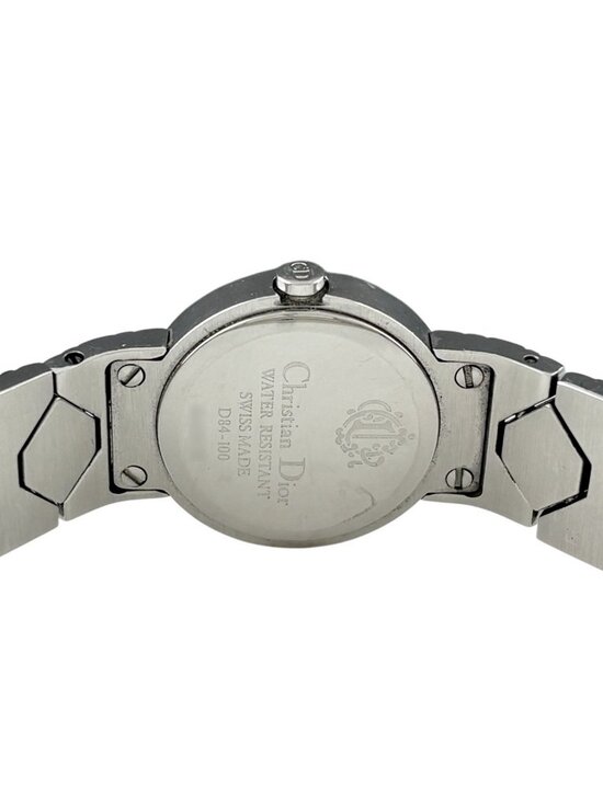 Dior Round Watch SS Quartz Black